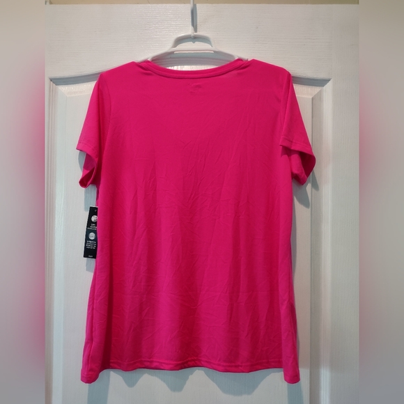 NWT Zelos Hot Pink T-Shirt Size XL Athleisure Quick-Dry Fabric - Picture 2 of 7